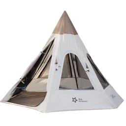 Acampamento ao ar livre Pirâmide Tendas, Tenda Portátil Ultraleve, Impermeável Glamping Tenda indiana, Festas familiares, Caminhada pela Natureza, 2 pessoas - Image 6