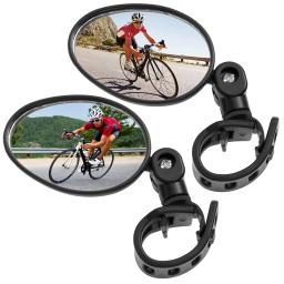 Bicicleta ajustável retrovisores, à prova de ruptura, guidão de bicicleta, espelho retrovisor, rotação de 360 °, 2pcs - Image 1
