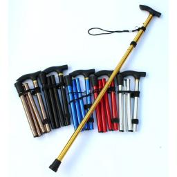 Ultraleve Caminhadas Trekking Poles, Bengala, 4 Seção, Bastões ajustáveis, Liga de alumínio, Bengala dobrável - Image 2