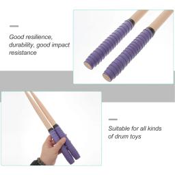 Kit de baqueta de tambor Taiko 3500X200X200CM Maibachi Sticks Baquetas roxas Criança Criança - Image 3
