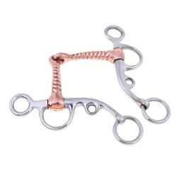 Brida de treinamento de rolo, aço inoxidável, acessórios de equitação, ferrugem - Image 3