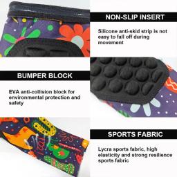 Kids Sports Knee Pad, Joelheira Evitar Colisão, Luva do cotovelo do braço, Engrenagem esportiva respirável, Luva protetora para basquete - Image 4