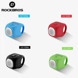 ROCKBROS-Rainproof Elétrica Ciclismo Bell, MTB bicicleta guiador, Sílica Gel Shell Anel, Acessórios da bicicleta, 90 dB Horn - Image 1