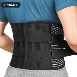 Cinta lombar ajustável para esportes, antiderrapante, suporte de cintura respirável, cinto para exercício, fitness, ciclismo, corrida, tênis, golfe - Image 1