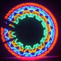 Luz led colorido 32-bicicleta bicicleta 32 padrão ciclismo pneu raios decoração lâmpada - Image 5