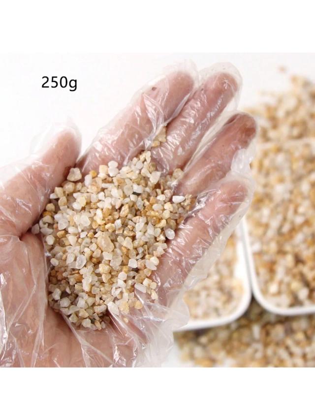 Pedra de Cascalho Decorativa para Aquários e Micro Paisagens - 250g para Plantas em Vasos e Acessórios DIY