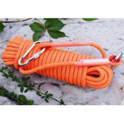 Corda de escalada ao ar livre com gancho, segurança de alta resistência, camping, caminhadas, resgate, ferramenta de sobrevivência de emergência, 20m, 12mm - Image 4