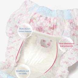 Fraldas descartáveis para fêmeas, roupa interior fisiológica, ajustável à prova de vazamento, calças de segurança respirável, fraldas para cães, 10PCs - Image 3