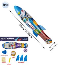 Inflável astronauta astronauta folha balão, espaço sideral galáxia planeta tema, decoração de festa de aniversário para meninos, em pé 4D, 53" - Image 5