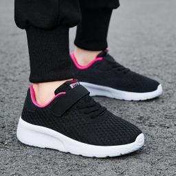 Esporte crianças respirável tênis meninos esporte tênis de corrida confortável crianças meninas lazer formadores escola malha calçado caminhada - Image 4