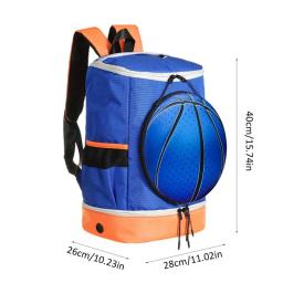 Mochila De Futebol Com Compartimento De Bola, Mochila De Voleibol, Saco De Armazenamento De Esportes - Image 6