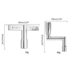 4 unidades de teclas de bateria Chave de afinação de bateria Chave de afinação de bateria com chave de velocidade de movimento - Image 6