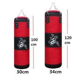 Saco de areia de boxe pesado saco de boxe com gancho de teto corrente de aço treinamento fitness mma kickboxing muay thai karate taekwondo - Image 2