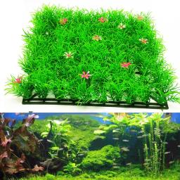 Planta De Grama Verde Artificial, Aquário Aquático De Turfa, Decoração Do Tanque De Peixes, Musgo Falso, Ornamentos De Aquário, Suprimentos De Aquário - Image 2