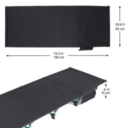 Ultralight Folding Camping Cot, Travel Camp Bed, Almofada de dormir ao ar livre, Mat, Capa de colchão para caminhadas, pesca, piquenique - Image 6