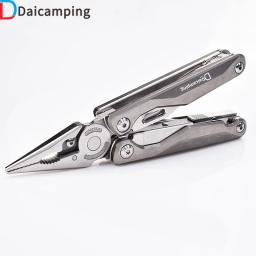 Daicamping-Outdoor Camping Conjunto Multi-Ferramentas, alça de liga de titânio, faca dobrável, tesoura, alicate EDC, Conjunto de ferramentas manuais, DL7 - Image 1