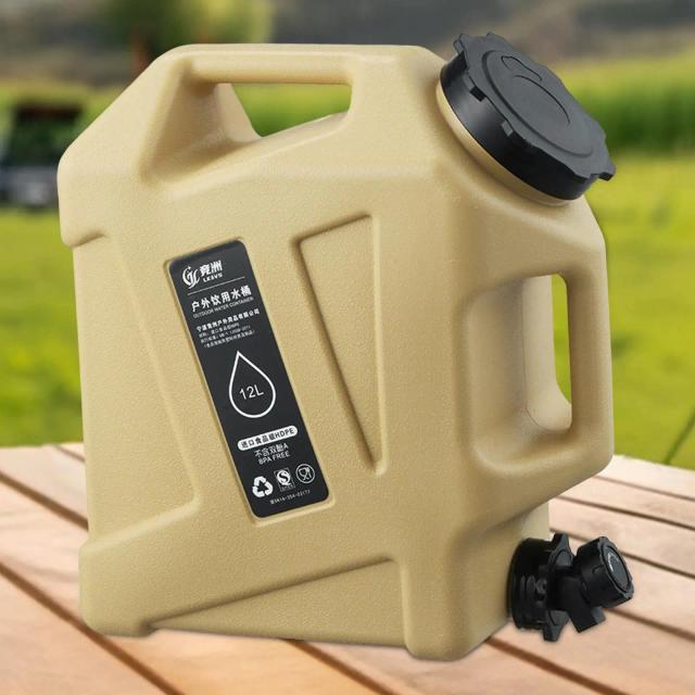 Jarro de 12L com Torneira para Água - Ideal para Camping e Caminhadas