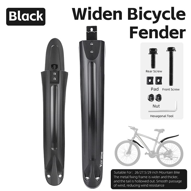 West bike-guarda-lamas de bicicleta, guarda-lamas dianteiro e traseiro mtb, acessórios mtb, 1 ou 2 peças - Image 1