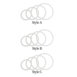 4pcs tambor de amortecimento anéis mudos acessórios de percussão tambor - Image 2