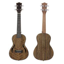 Guitarra do ukulele da madeira maciça, 4 cordas, 21 Polegada, guitarra durável, requintada, luxuosa, instrumento do Uke do concerto, 23 Polegada Walnut - Image 4