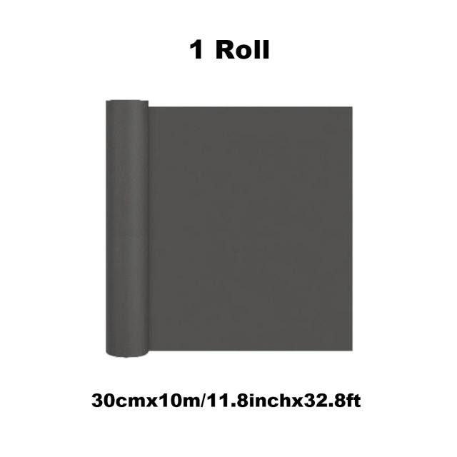 Papel Kraft Preto Ecológico para Presentes, Artesanato e Embalagem - 30cm x 3m, Ideal para Transporte e Pintura, 10m Total
