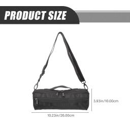 Piccolo bolsa para transportar flauta e estojo, suporte de armazenamento conveniente, instrumento musical, guitarra - Image 4