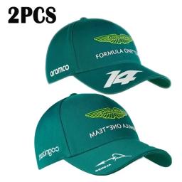 Boné F1 Conjunto de boné de beisebol masculino e feminino, boné de beisebol da equipe Aston Martin - Image 3