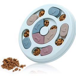 Joguetes de animais de estimação, gatos e cães, aliviando a chateia, pratos de alimentação, bolas de comida lentas, treinamento interativo cerebral, equipamento de alimentação, brinquedos de comida escondidos - Image 1