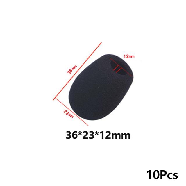 Espuma Mini Microfone: 10 Peças Protetor Substituto para Fone de Ouvido e Capa para Reuniões