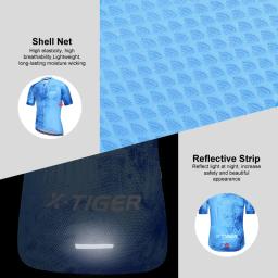 Camisola de ciclismo feminino, camisola de bicicleta, Pro Team, camisa de ciclismo de alta qualidade, jérsei azul, slim fit, estilo chinês, SPF 50 - Image 5