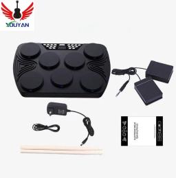 Tambor eletrônico portátil para crianças e adultos, instrumento musical - Image 6