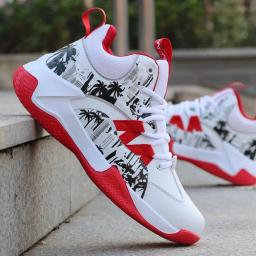 Tênis De Basquete Para Homens High-Top Esportes Amortecimento Hombre Atlético Masculino Sapatos Confortáveis Tênis Pretos Zapatillas Vendas Quentes - Image 2