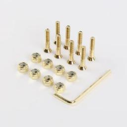 Parafusos para caminhões de skate m5x2 5/29/32/38/44/50mm, parafusos de montagem, antiferrugem, durável, ponte, porcas, reparo de rodas de caminhão de skate - Image 4