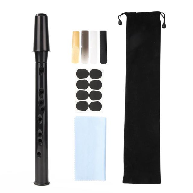 Saxofone Mini de Bolso para Iniciantes com 8 Furos e Acessórios - Ideal para Aprender e Praticar
