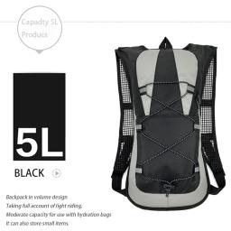 Pacote de hidratação, mochila de hidratação isolada ou bexiga de água sem BPA de 2L e armazenamento, mochila de caminhada para corrida, ciclismo, camping - Image 3