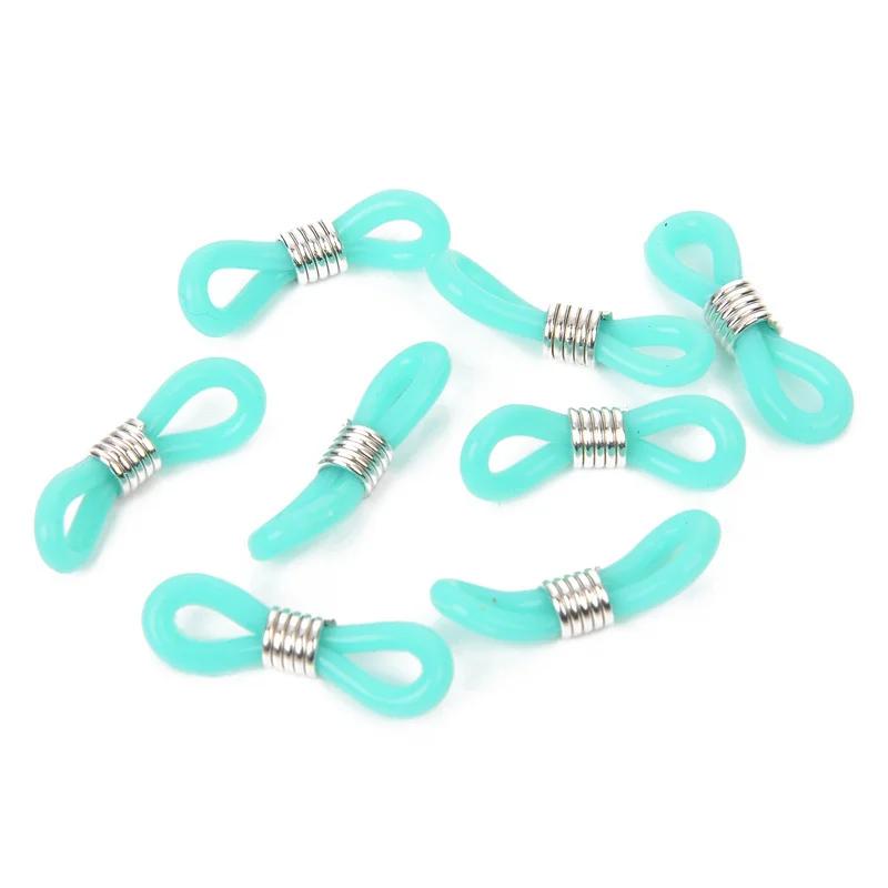 Ajustável Anti-Slip Eyeglass Cadeia Termina, Óculos de borracha Retainer, Óculos End Conectores, Óculos Acessórios, Anel Strap, 50Pcs - Image 1