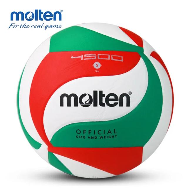 Bola de Vôlei Fundida V5M 4500 Oficial Tamanho 5 Ideal para Treinamento e Jogo de Handebol