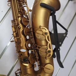 Europeu high-end marrom Bb saxofone tenor drop B tom retro fosco profissional instrumento saxofone tenor banhado a ouro personalização - Image 1