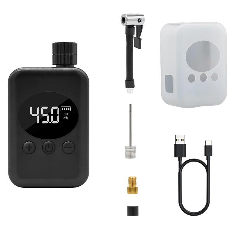 Mini bomba portátil sem fio para bicicleta inflador de ar sem fio 150psi bomba de bicicleta ao ar livre mtb acessórios - Image 1