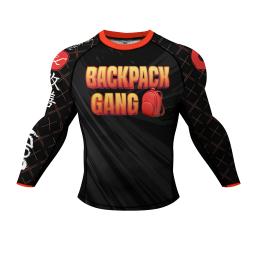 CodyLundin-Corrida, Quimono Preto, Jiu Jitsu, Treino de Kickboxing, Elástico, Manga Comprida, Bluoses, Fitness, Desportivo, Rashguard - Image 4