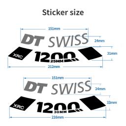 Mountain Bike Roda decalques, filme impermeável decorativo, acessórios para bicicletas, MTB Bike Rim Adesivos, XRC1200, 29" - Image 3