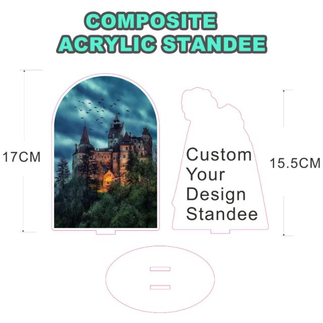 Suporte Acrílico Personalizado Anime Decoração Mesa Chaveiro Fãs Presentes