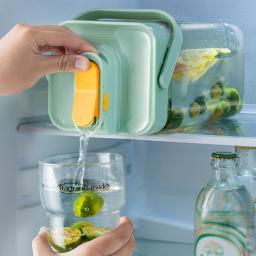Grande Capacidade Sports Garrafa de Água, Outdoor Portable Drinkware Container, DIY Cold Beverage Dispenser, Chaleira Frigorífico, 3.5L - Image 4