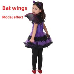Halloween diabo morcego asas adereços dia das crianças anjo elfo acessórios trajes de desempenho de palco adulto roupas de uso especial - Image 2