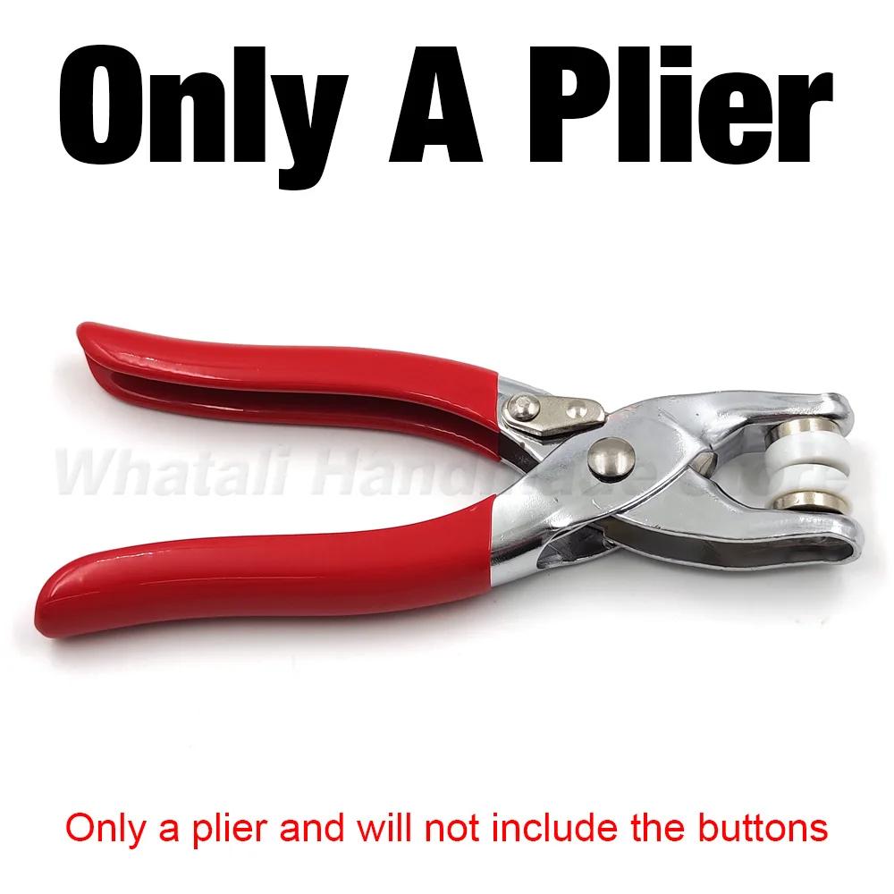 9.5mm metal prong prendedores de pressão com alicate ferramenta kits botão oco/sólido imprensa botão studs para costura roupas sacos de vestuário - Image 1