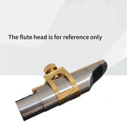 1 pcs saxofone metal flauta cabeça braçadeira alto alto instrumento universal acessórios - Image 6