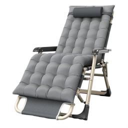 Cama dobrável portátil do acampamento para o acampamento exterior da praia, cadeira ajustável do berço do sono, espreguiçeiras - Image 1