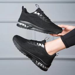 Novos tênis de corrida de malha com absorção de choque, calçados esportivos casuais ultraleves e respiráveis - Image 6
