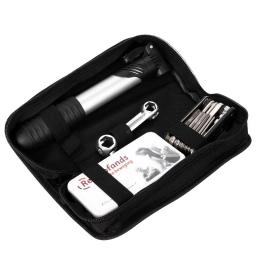Kit de reparo multifuncional de bicicleta, kit de reparo de pneus, inflador, chave de reparo, ferramentas de reparo de mountain bike, conjunto de ferramentas mtb com bolsa - Image 5