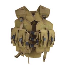 Airsoft Paintball Combat colete protetor para homens, colete tático com bolsa de água, 97 selo - Image 4